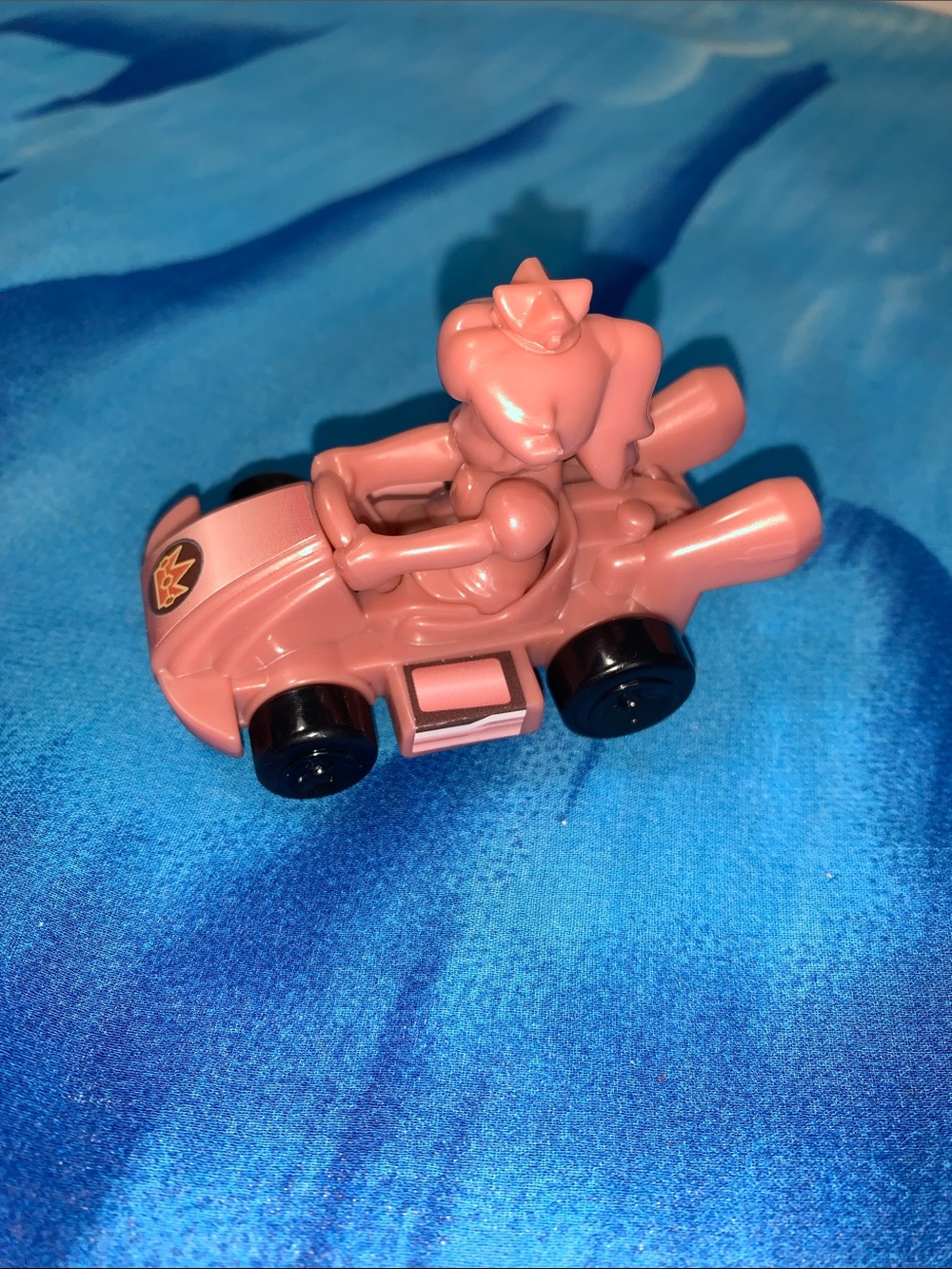 McDonald’s Happy Meal 2024 Mario Kart Deluxe 8 #10 Pink Gold Peach Kart